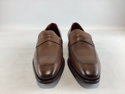 Mens Mezlan Cognac Calfskin Toulon Loafer Shoes Size 10 NEW  display picture 2