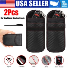 Anti-theft Car For Key Fob RFID Signal Blocker RFID Shielding Faraday Pouch Bag