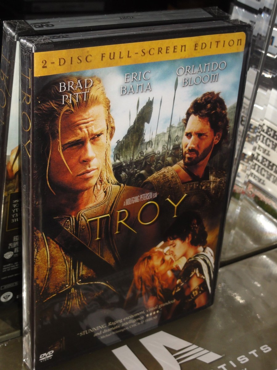 Troy (DVD) 2-Disc Set! Full Frame! Brad Pitt, Peter O'Toole, Eric