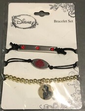 Disney s Beauty and the Beast Bracelet Set NIP