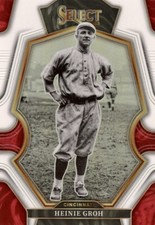 2023 Panini Select Heinie Groh Premier Level White Prizm #'d 25/149 Reds