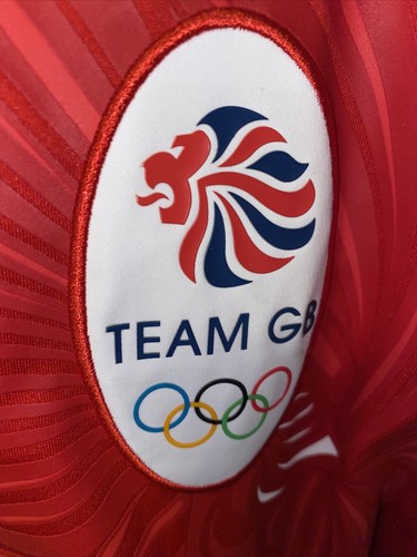 TEAM GB OLYMPICS LONDON 2012 FOOTBALL SHIRT JERSEY SIZE XL RED RARE xl????? - Picture 2 of 8