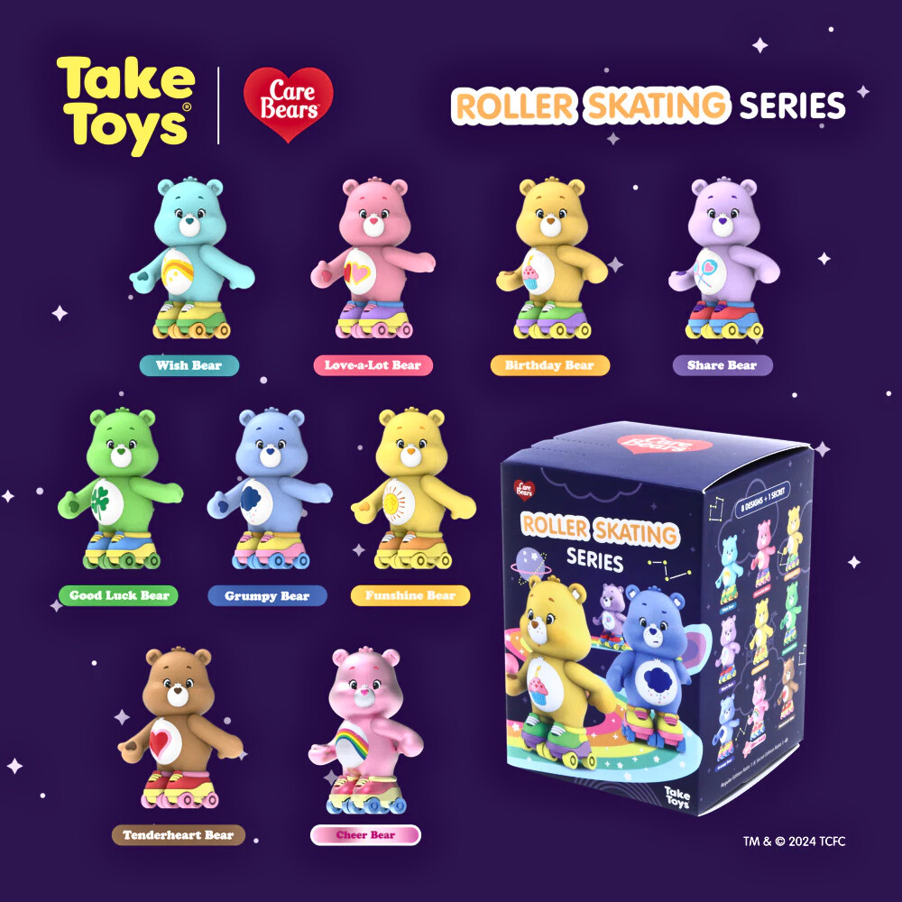 Care Bears Figures Roller Skating Doll Bear Series Blind Box