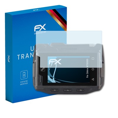 atFoliX 2x Displayschutzfolie für Zebra WT6000 Schutzfolie klar Folie