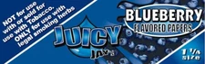 Juicy Jay's Blueberry 1 1/4 Rolling Papers Free USA Shipping!