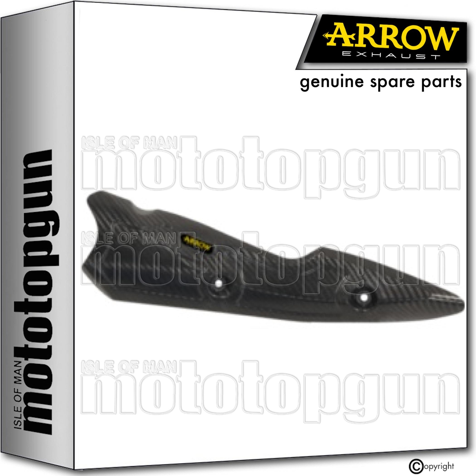 Pare-chaleur anti-brûlure en carbone Arrow pour Kawasaki Z 900 2019