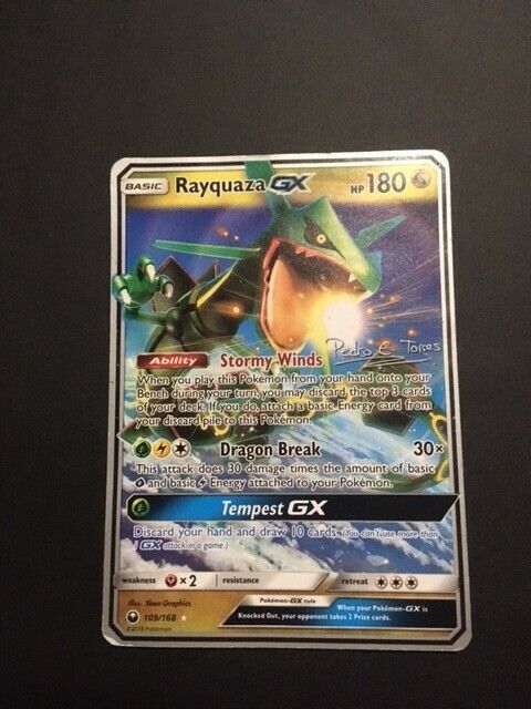 Pokemon Rayquaza Gx signed World championships 2018 | eBay Pokemon Rayquaza Gx signed World championships 2018 | eBay