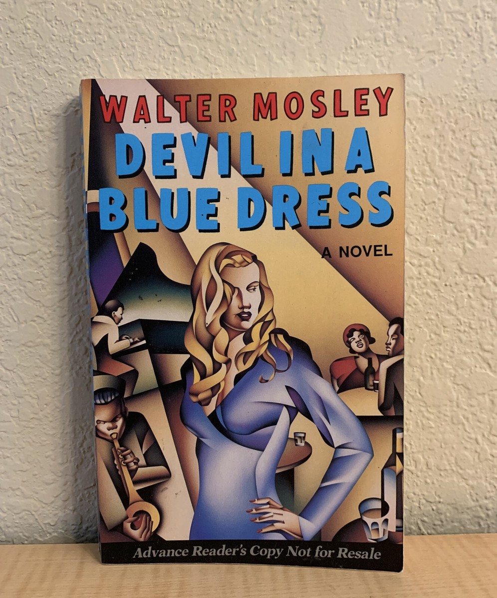 devil in a blue dress audiobook free - ADVANCE READING COPY BY WALTER MOSLEY • Classic Mystery CHRISTOS COS Asymmetric Draped Midi Rawlins mysteries Size:12M - Bubble Easy has no idea