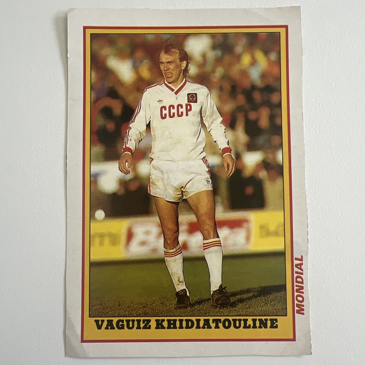 Carte Foot Rookie Faouzi Rouissi – Club Africain De Tunis – Onze Mondial 1992