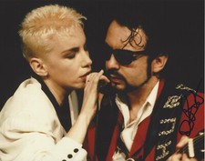 DAVE STEWART - EURYTHMICS GUITARIST - SIGNED AUTHENTIC 8x10 PHOTO C w/COA PROOF