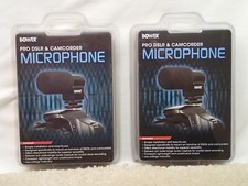 Bower MIC150 Microphone for DSLR  Camcorder Bid on 2 Unused Sealed