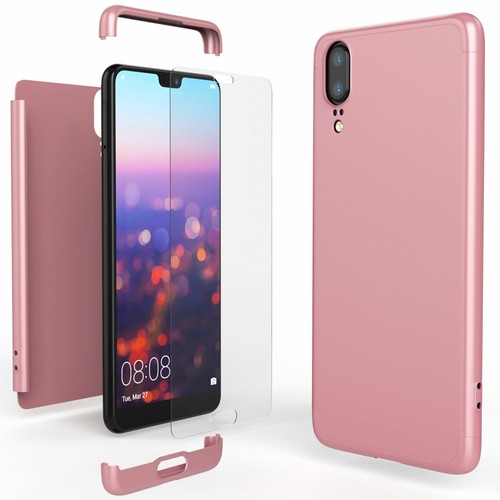 Funda de móvil 360° para Huawei P20, funda rígida funda 9H protector de pantalla - Imagen 26 de 37
