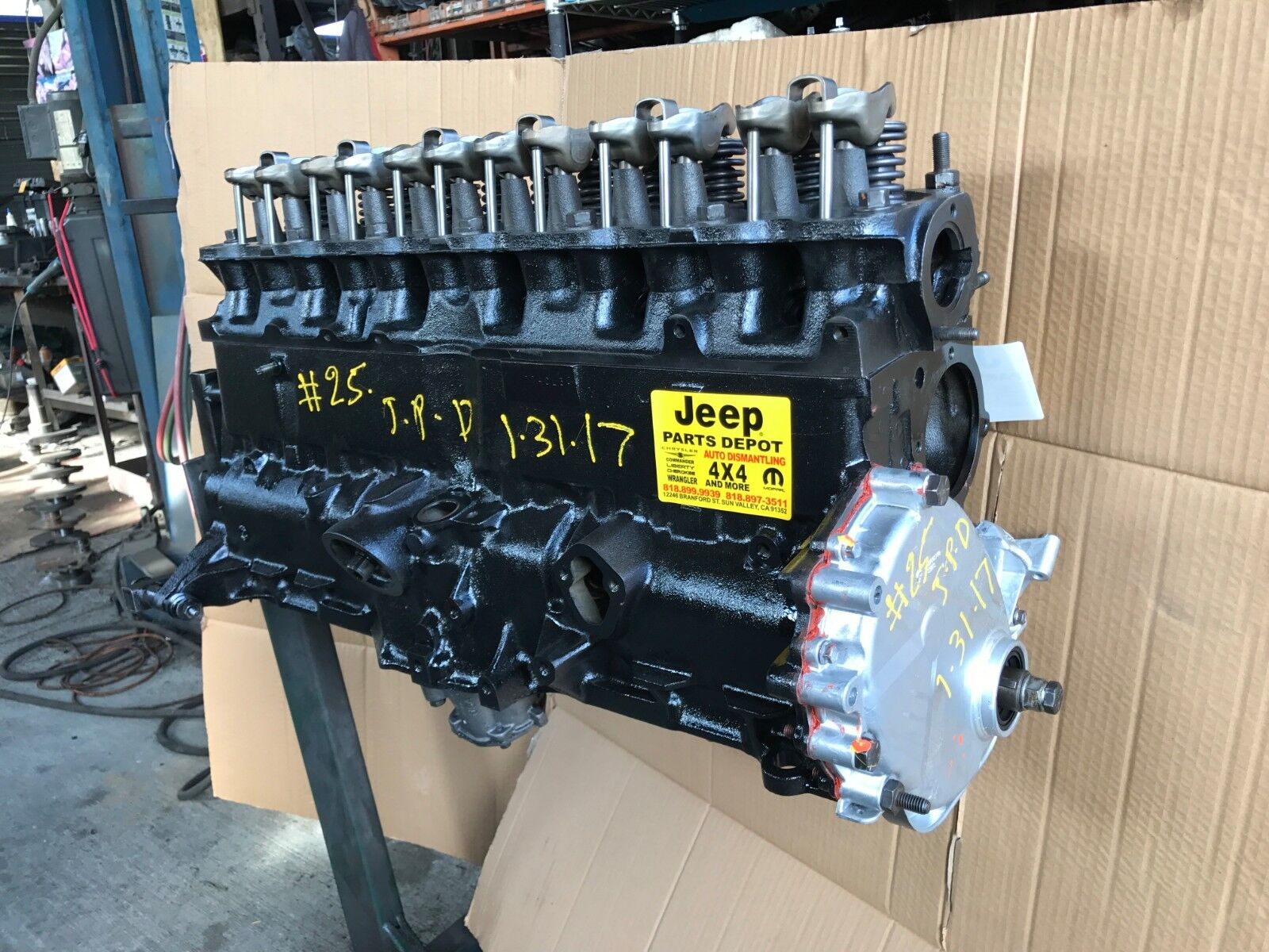 1999-06 WRANGLER JEEP TJ MOTOR GRAND CHEROKEE  ENGINE AMC REBUILT  WARRANTY | eBay