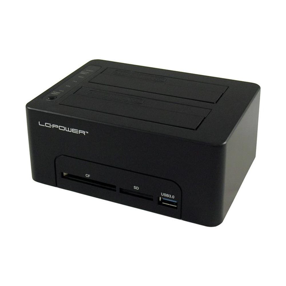 LC-Power USB3.0 Док-станция для двух жестких дисков с док-станцией LC-DOCK-U3-CR
