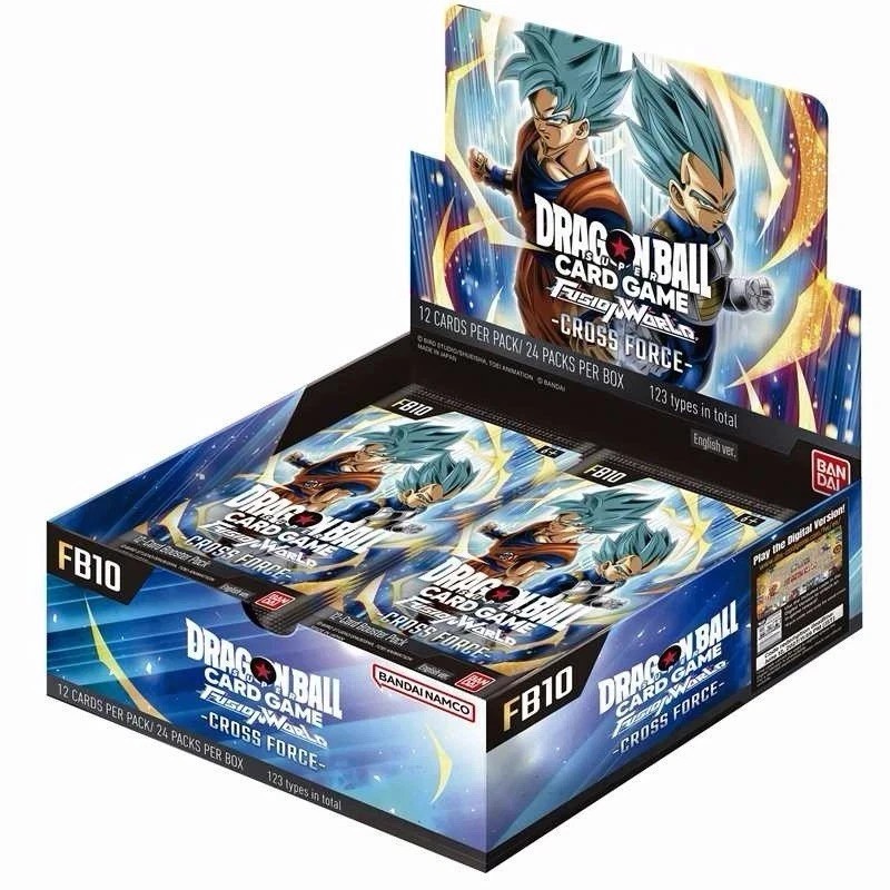 Dragon Ball Super Fusion World - Cross Force Display Box FB10 INGLÉS NUEVO EMBALAJE ORIGINAL