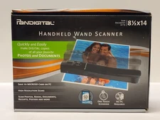 Pandigital Handheld Wand Scanner 8 1/2 x 14 SD Card Included PANSCN08