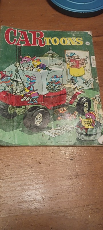 CARTOONS magazine 1969 DECEMBER - CAR TOONS hot rods racing dragsters PETERSEN
