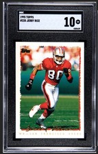 1995 Topps #220 Jerry Rice SGC 10 Gem Mint