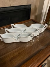 Elegant Buffet Silverware Flatware White Chin...