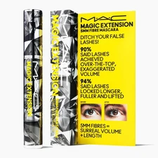 Mac Magic Extension 5MM Fiber Mascara Extensive Black - Size 11mL / 0.37 Oz. NEW