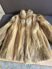 Echte Fell/Pelz Jacke (wahrscheinlich Fuchs) Größe M (38/40)