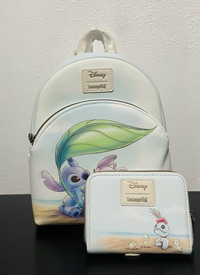 Loungefly Disney Stitch & Angel Beach Date Mini Backpack and  display picture 1