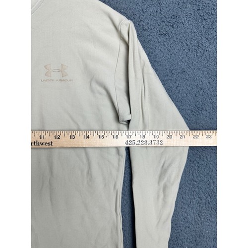 Under Armour Tactical Mens Long Sleeve Base Layer Shirt Tan Coyote Brown LG - Afbeelding 6 van 6