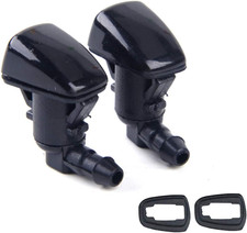 2 Pcs Front Windshield Washer Wiper Nozzle Spray Jet Fits For Ford