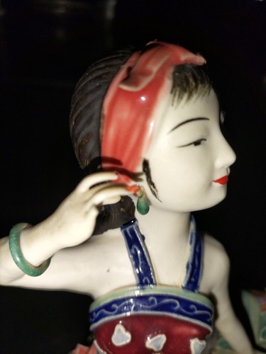 Chinese Wucai Porceline Doll - Picture 11 of 13