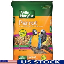 Parrot Advanced Nutrition Dry Bird Food 8 lbs Healthy Seeds Fruits Vegetables