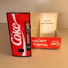 VINTAGE 1989 Coca-Cola Vending Machine AM/FM Radio Brand-New Condition - Working
