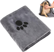 40 X 23.6 Inch Dog Towels for Drying Dogs, Absorbent Microfiber Dog Towel  Dog