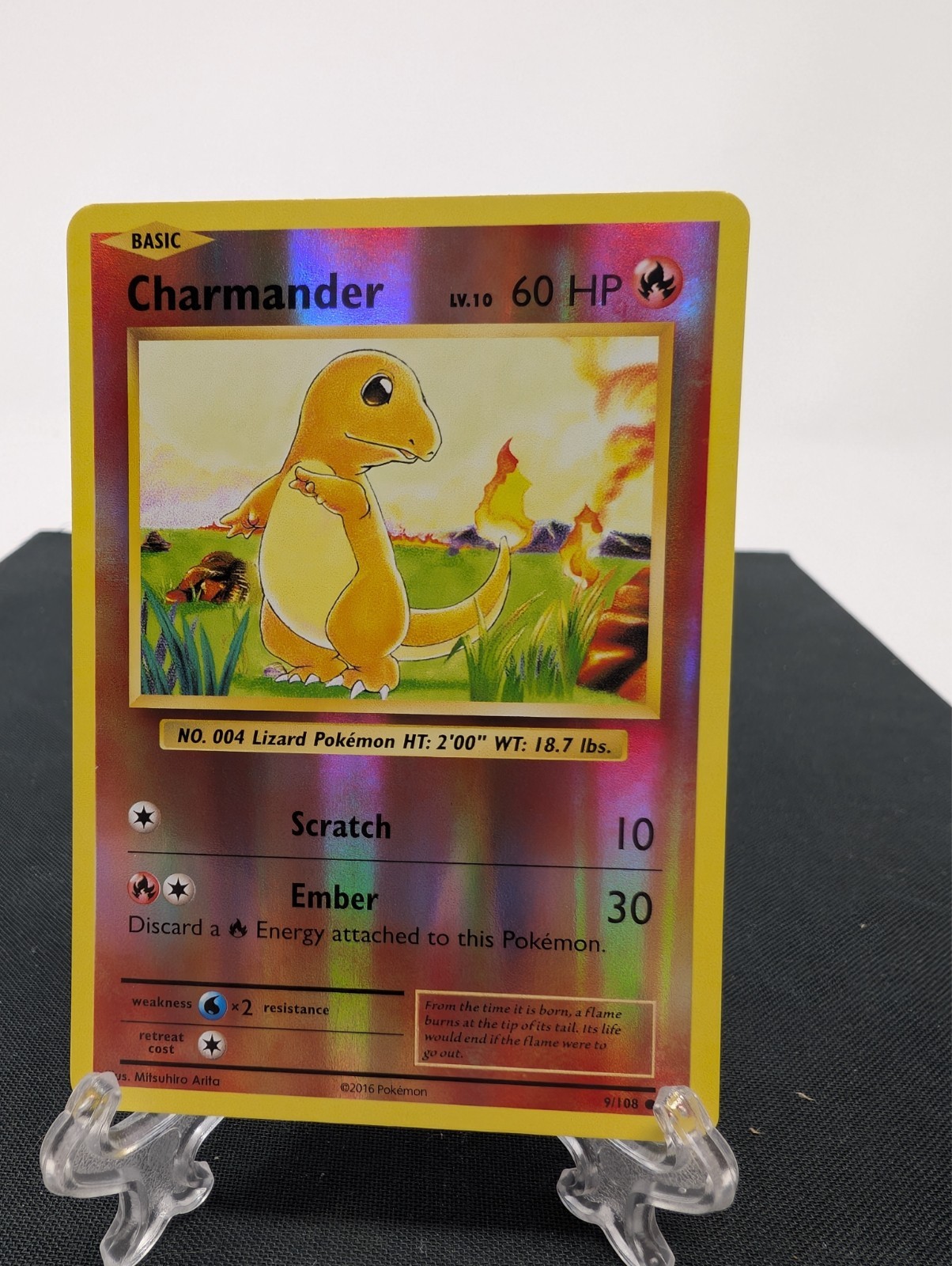 Charmander 9/108 XY - Evolutions - Common NM Reverse Holo