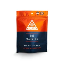 8-Hour Compostable Toe Warmers with Resealable AirBarrier Pouch, 10 Pairs