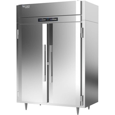 Victory HSA-2D-1-EW-PT 2-Section 4-Door Solid Heated Holding Cabinet, 55.6 cu...