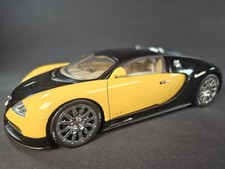 Autoart Bugatti EB 16.4 Veyron Black / Yellow 1:18 Scale Inv. #7330