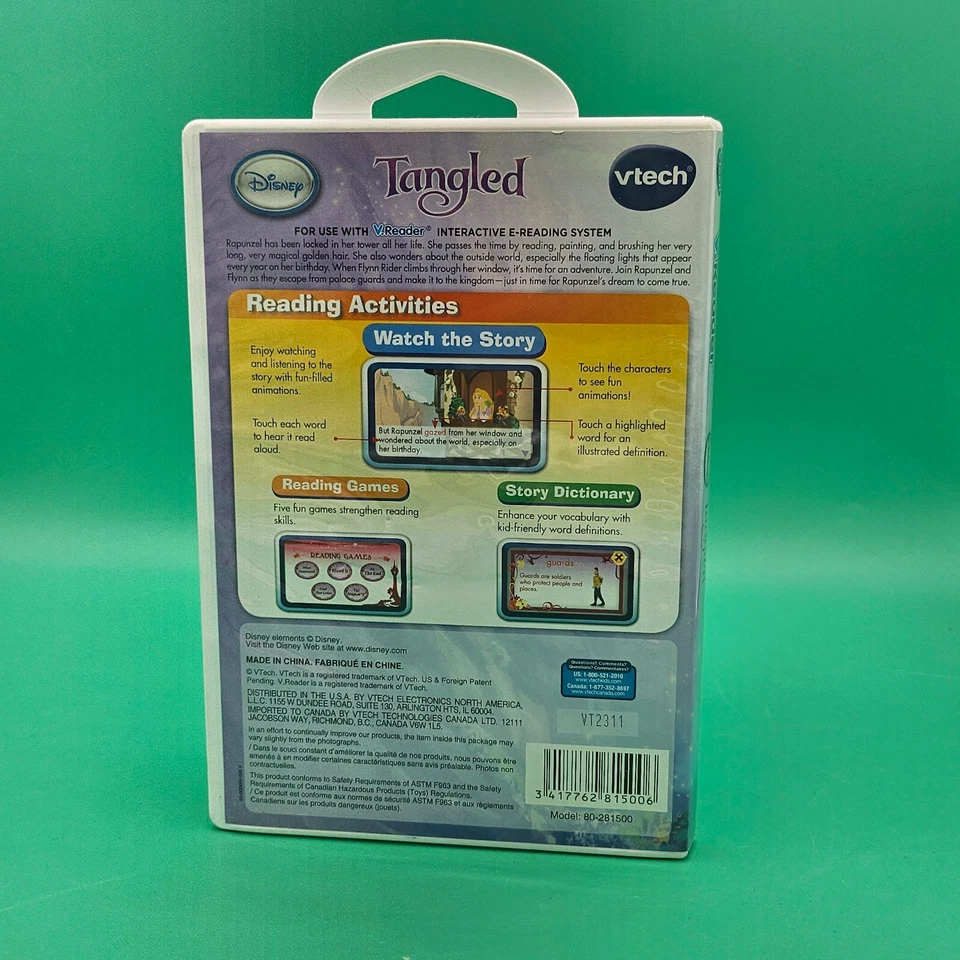 Tangled Disney Princess VTech Mobigo Touch Learning System Games Toddler VG+ - Image 2 of 3