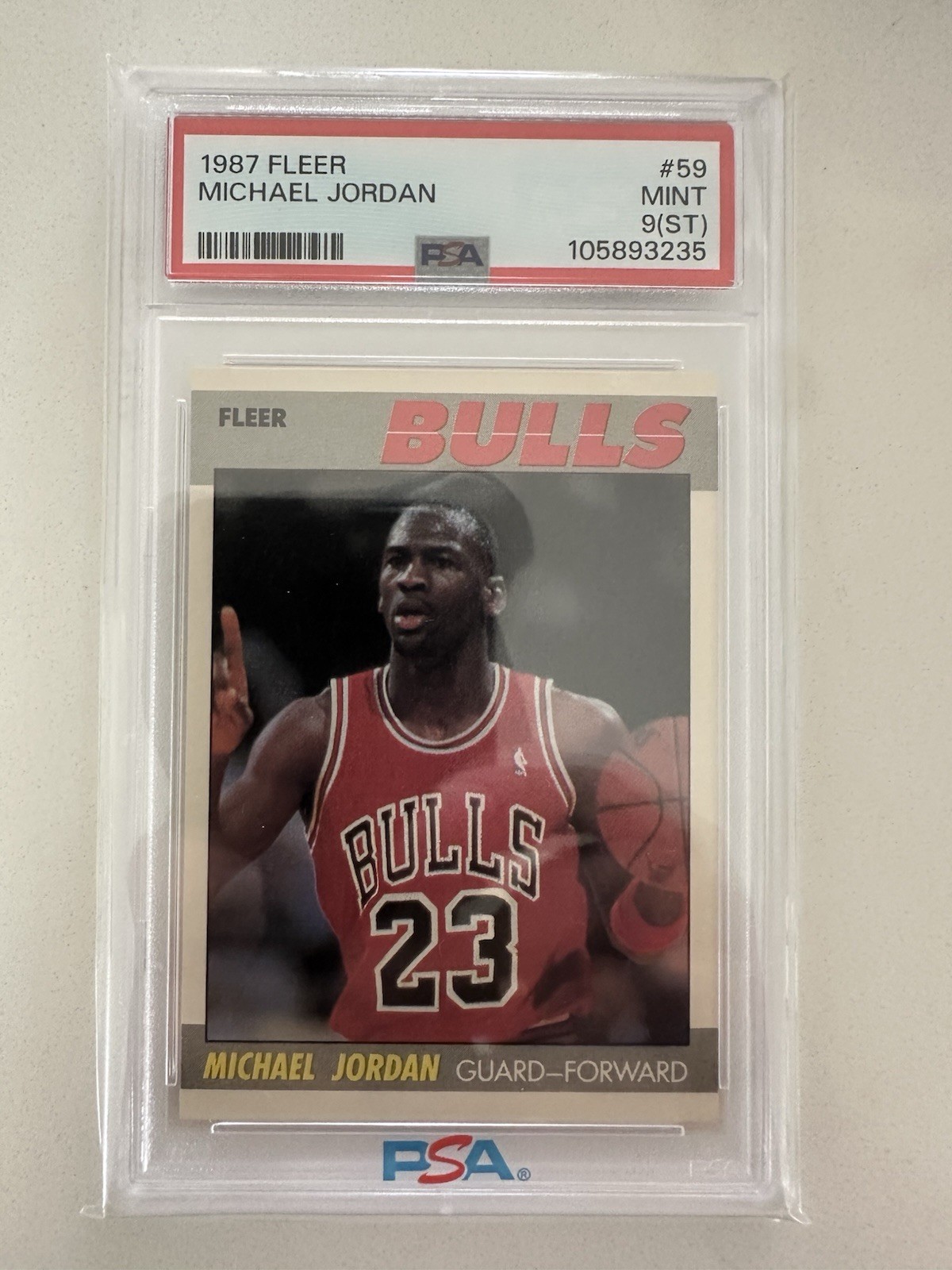 1987-88 Fleer - Michael Jordan #59 PSA 9