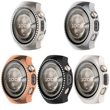 For Huawei Watch 5 Single Row Diamond Hollowed Protective Case Watch Cover