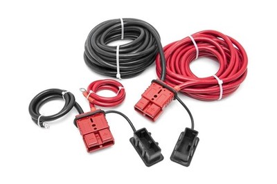 2 Quick Disconnect Winch Power Cable | 24 FT - RS108 , Black