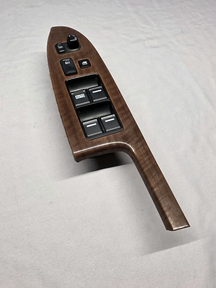Interruptor de ventana eléctrica maestro conductor grano de madera Acura TSX Honda Accord 2004-2008 OEM Foto 2 de 4