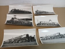 Lot Of 7 Vintage Union Pacific Big Boy Steam Locomotive Photo B&W 5x8 Railfan
