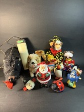 Lot Of Mechanical Toys Working  Non-Working Bull, Ladybug,Panda,Puffin,Dog