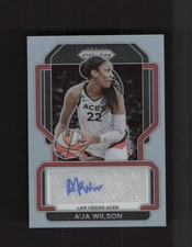 2022 Panini Prizm WNBA #SG-AJW A'ja Wilson Signatures AUTO Silver