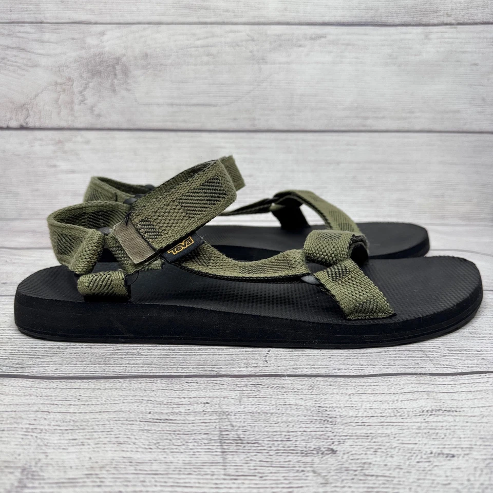Sandalias para hombre Teva talla 12 caqui camufladas deportivas aire libre caminar playa Foto 4 de 4