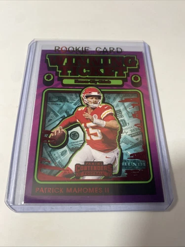 2021 Panini Contenders - Winning Ticket Patrick Mahomes II #WT-PMA