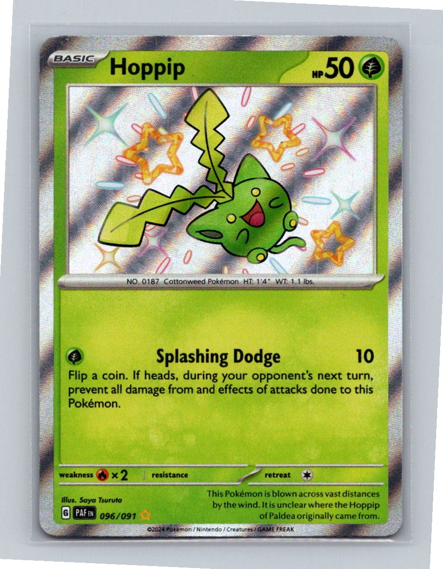 Hoppip Shiny Rare SV: Paldean Fates 096/091 NM