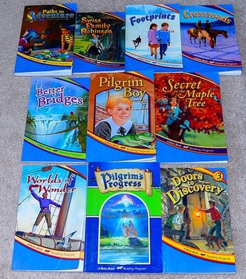 ABeka 3rd grade 10pc CURRICULUM 3 COMPLETE SET LOT Reading Readers