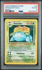 2000 POKEMON BASE SET 2 #18 VENUSAUR HOLO PSA 4