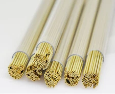 SINGLE HOLE BRASS ELECTRODE TUBE for EDM Hole Popper 10 Pieces, 400mm length